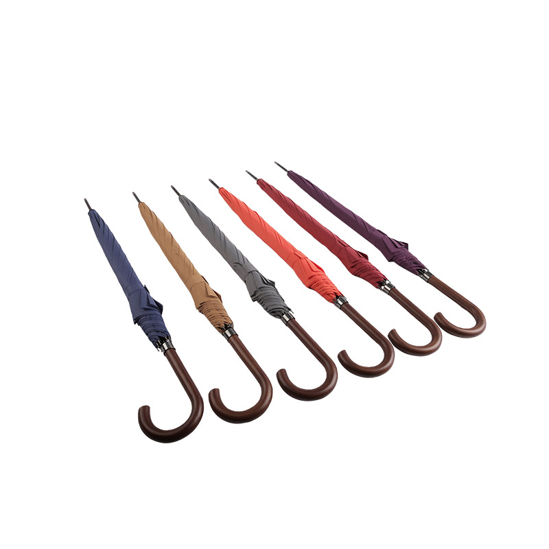 Зонт Dark Purple Pillar Pongee Straight-0E6B0146