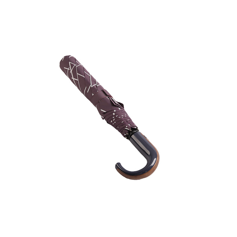 Геометрические узоры Pongee Двойной зонт-0E6B0412