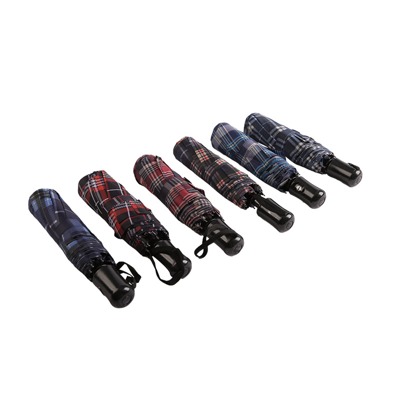 Полосатый решетчатый термоусадочный эпонж Тройной зонт-0E6B0432