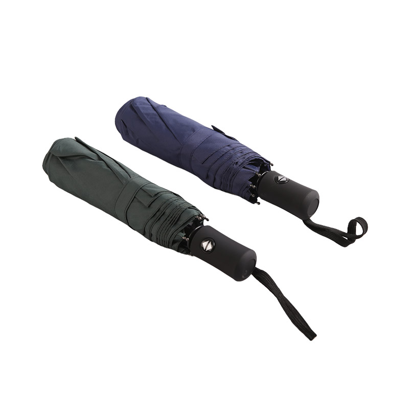 Pure Blue Uv Protection Pongee Тройной зонт-0E6B0550