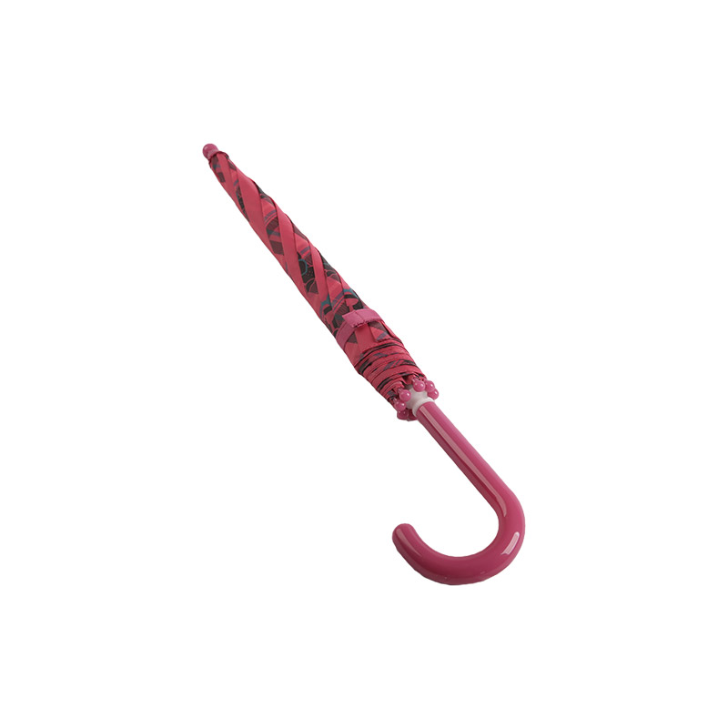 Полосатый розовый котенок Детский зонт-0E6B0625