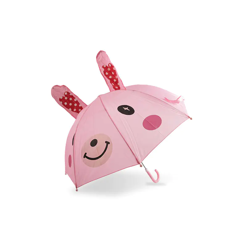 Детский зонт из полиэстера Pink Cute Bunny Bear-0E6B0672 Детский зонт из полиэстера Pink Cute Bunny Bear-0E6B0672