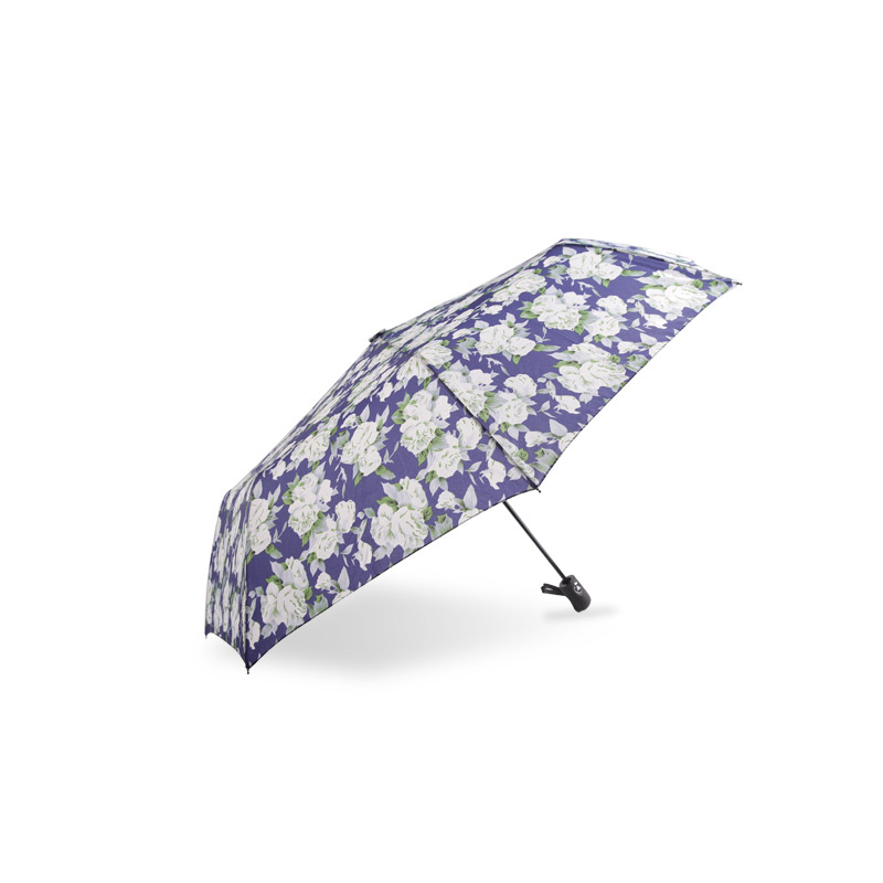 Винтажный тройной зонт Pongeer с принтом со звездами-0E6B0757