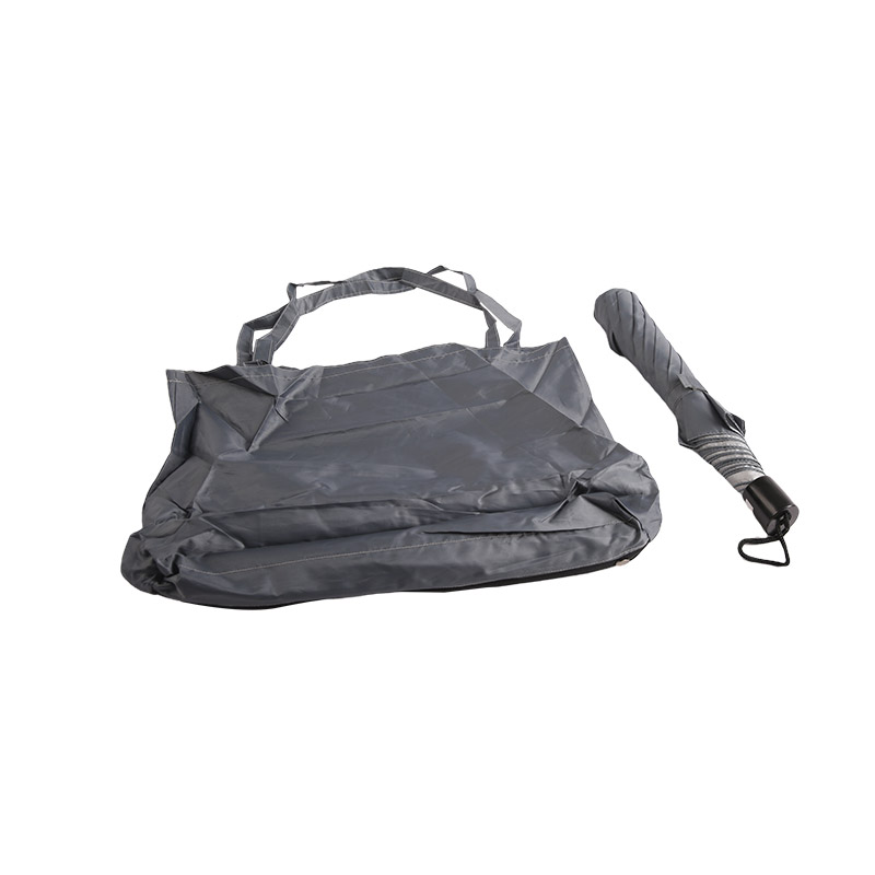 Простой двойной зонт из чистого серебра из металла-0E6B0782